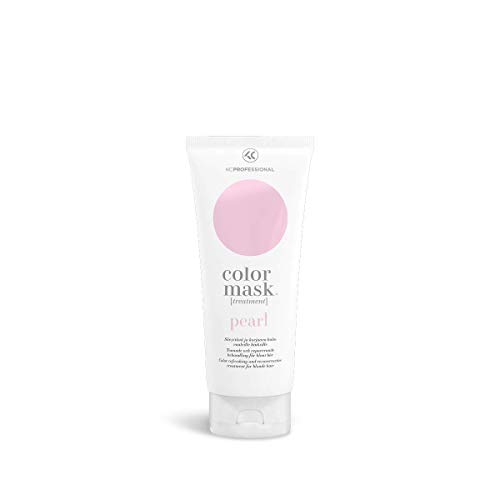 Product Cover Color Mask Pearl - Toning Conditioner for Pearl Blonde Hair - Purple Conditioner for Brassy Hair - Reconstructive Treatment for Blonde Color Treated Hair 6.76 oz - KC Professional
