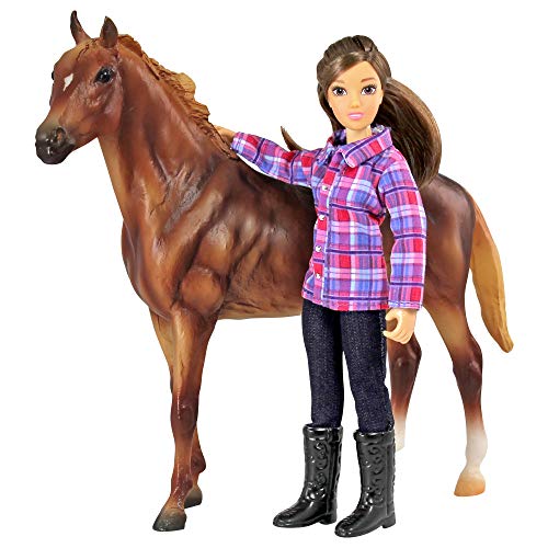 Product Cover Breyer Freedom Series (Classics) Western Horse & Rider Doll Set | (1:12 Scale) | Model #61116
