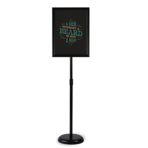 Product Cover Klvied Heavy Duty Pedestal Poster Sign Stand, Adjustable Aluminum 8.5