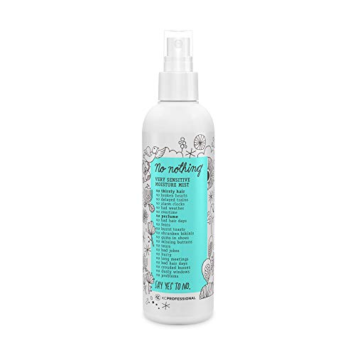 Product Cover No nothing Very Sensitive Moisture Mist - Fragrance free, vegan, hypoallergenic moisturizing leave-in conditioning spray, fragrance-free detangling spray - 8.5 oz