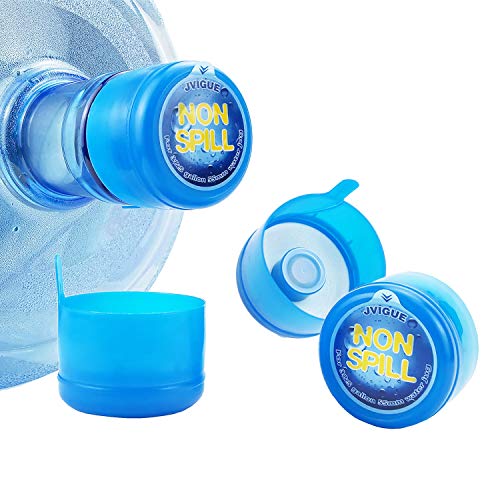 Product Cover 3 & 5 Gallon Water Jug Cap Replacement Non Spill Bottle Caps Anti Splash Peel Pack of 20