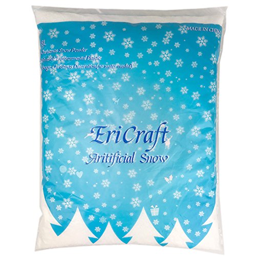 Product Cover EriCraft Artificial Snow,8 Liters, 9.2 oz, Plastic Snow for Decoration and Handcraft