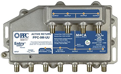 Product Cover PPC Entry Series Active Return 9-Port MoCA Amplifier Model: PPC-9M-U/U