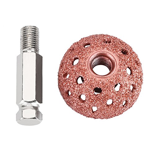 Product Cover Qiilu 38mm Tire Repair Tool Grinding Head Coarse Grit Buffing Wheel Kits with Linking Rod Adapter