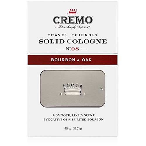 Product Cover Cremo Solid Cologne That Fits In Your Pocket So You Can Apply Discreetly - Bourbon & Oak.45 Ounce Tin
