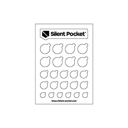 Product Cover Silent Pocket Webcam Privacy Stickers for Camera Lens Privacy (White Out)