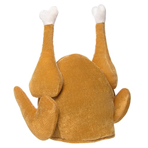 Product Cover Simply Genius Plush Turkey Hats Thanksgiving Halloween Costume Holiday Trot Accessory