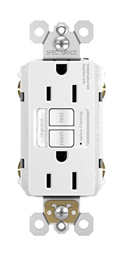 Product Cover Legrand - Pass & Seymour radiant 1597NTLTRWCCD4 15 Amp Combination LED Night Light/Tamper-Resistant Self-Test GFCI Safety Outlet, White