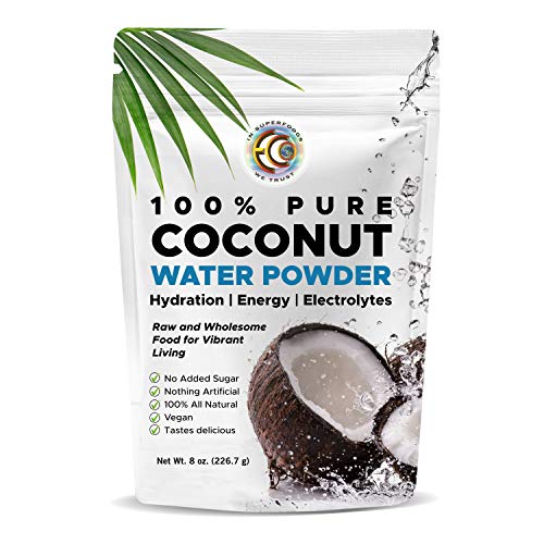 Product Cover Earth Circle Organics | Pure Young Dried Coconut Water Powder | Hydration | Energy and Electrolyte Supplement | No Additives | Unsweetened | Natural Keto Water Enhancer | Vegan | Gluten Free