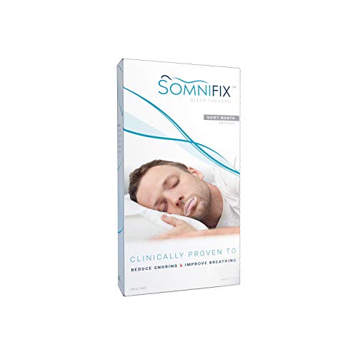 Product Cover Sleep Strips by SomniFix - Advanced Gentle Mouth Tape for Better Nose Breathing, Improved Nighttime Sleeping, Less Mouth Breathing, and Instant Snoring Relief - Pack of 28