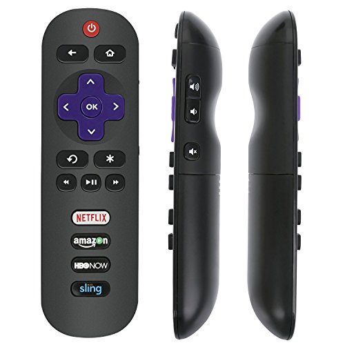 Product Cover Remote Control RC280 with Netflix HBO Sling Key Applicable for TCL Roku TV 55S405 40S3800 50UP120 65S401 32S301 32S850 32S3700 32S3750 43FP110 43UP120 48FS3700 48FS3750 50FS3850 28S3750 32FS3700