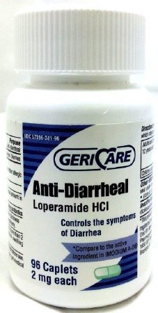 Product Cover GeriCare 381-96-GCP Anti-Diarrheal, Bottle of 96 Caplets
