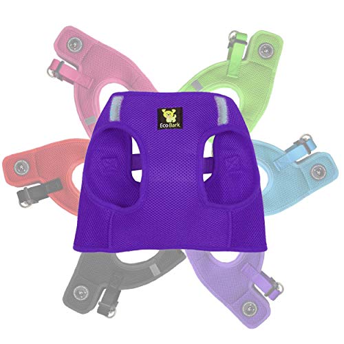 Product Cover EcoBark Rapid Fastener Super Comfort Fully Adjustable Double Padded Step in Dog Harness (XXS, Purple)