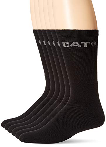 Product Cover Caterpillar All Season Work Sock 6-pack, black, US men's size 9-13