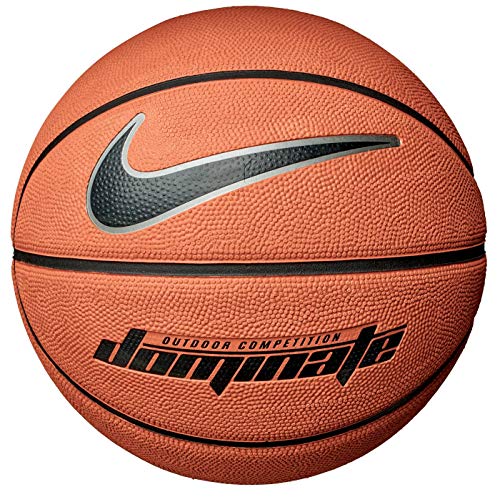 Product Cover Nike Dominate Basketball 8P, Unisex, N.KI.00.847.07, Amber/Black/MTLC Platinum/Black, 7 (EU)