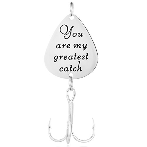 Product Cover ELOI You are my greatest catch Fishing Lure Boy Friend Fisherman GIft Valentines's Day Christmas Gift for Husband