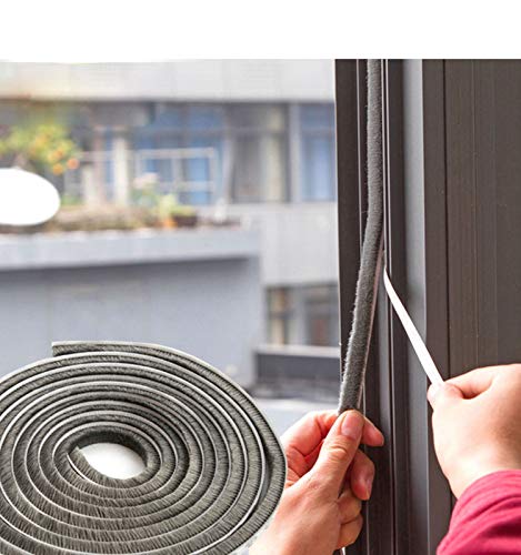 Product Cover SRHOME 32.8 ft Self Adhesive Seal Strip Weatherstrip for Window,Door,Wardrobe,Car,Perfect to Windproof Shelter from The Wind,Dustproof,Soundproof Sound Deadener (0.35