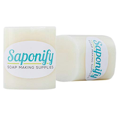 Product Cover 2LB Shea Butter Melt and Pour Soap Base | Make Your Own Gentle Detergent-Free Glycerine Soaps with Professional Grade Base by Saponify
