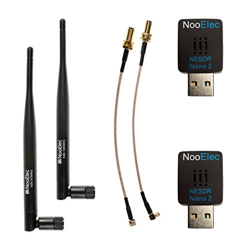 Product Cover NooElec 1090ES & UAT - Radios and High Gain Antennas. Dual-Band NESDR Nano 2 ADS-B (978MHz & 1090MHz) Bundle, Starter Edition, for Stratux, Avare, Foreflight & FlightAware