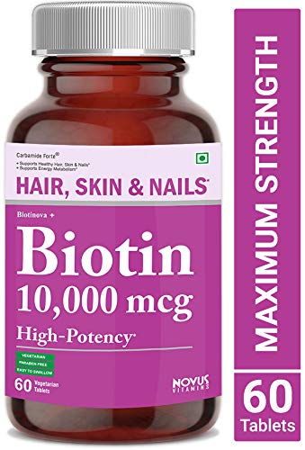 Product Cover Carbamide Forte High Potency Biotin 10000mcg Maximum Strength for Hair Growth - 60 Veg Tablets