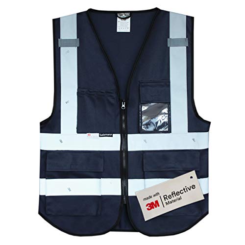Product Cover Salzmann 3M Multi Pocket Working Vest, Working Uniform 2XL/3XL+; New Size Chart from Dec.2017