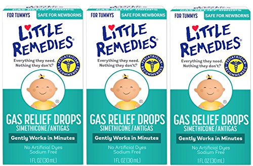 Product Cover Little Remedies Gas Relief Drops | Berry Flavor | Safe For Newborns | 1 FL OZ | 3 Pack