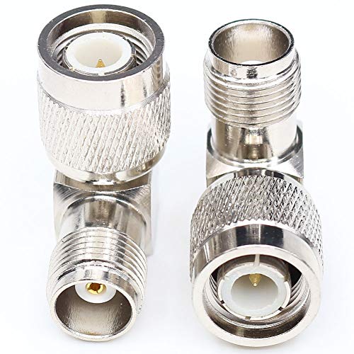 Product Cover TNC Male to TNC Female Connector Right Angle RF Right Angle Adapter 90 Degree L Type Connector 2Packs