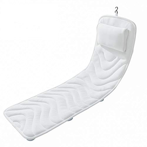 Product Cover Full Body Bath Pillow, Upgraded Non-Slip Bath Cushion for Tub, Spa Bathtub Pillow Mattress for Head Neck Shoulder and Back Rest Support，Hot Tub Accessories - 50