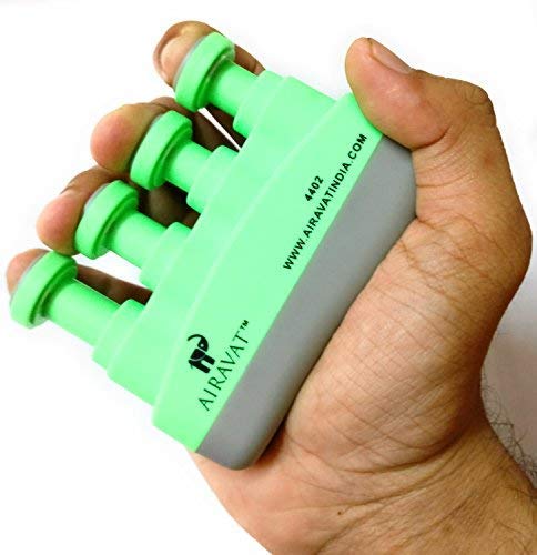 Product Cover airavat Adjustable Finger Exercise Grip Builder (Green)