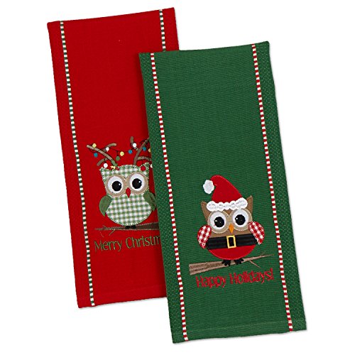 Product Cover DII Cotton Christmas Holiday Decorative Dish Towels, 18x28