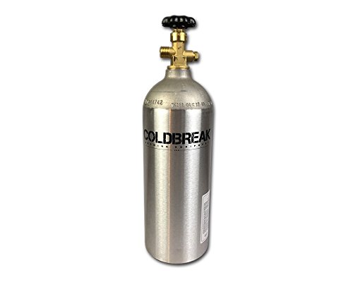 Product Cover Coldbreak CO2 Tank, New, Aluminum, 5 lb. Capacity, Current Hydrostatic Testing Stamp