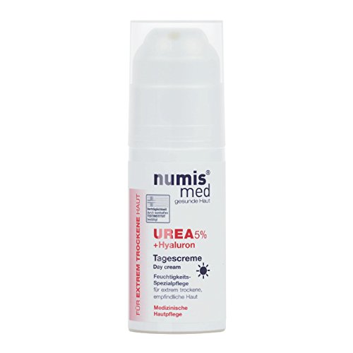 Product Cover UREA 5% Day Cream + Hyaluronic Acid for Extremely Dry Sensitive Skin from Germany Dermatologist Tested 5 Star Guarantee Paraben Free Vegan Moisturizes & Protects Extremely Dry Skin 50 ml by Numis Med