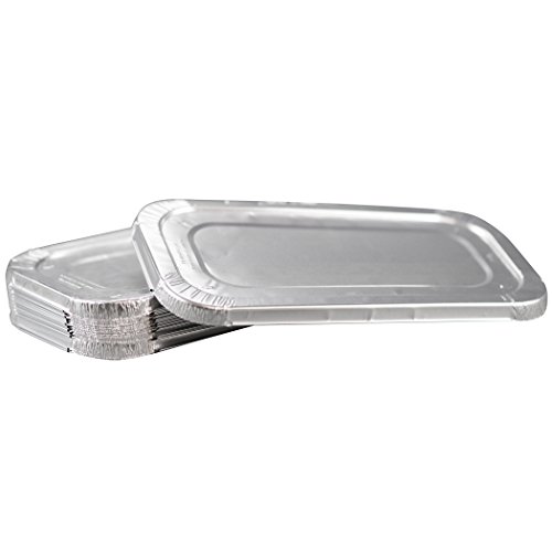 Product Cover Simply Deliver Aluminum Steam Table Lid, Quarter-Size, 25 Gauge, 250-Count