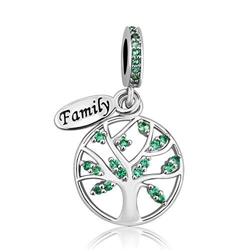 Product Cover LovelyJewelry New Family Tree of Life Dangle Charm Bead For Bracelet Pendant (Family Tree)