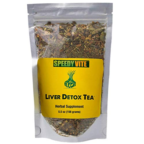 Product Cover Liver Detox Tea Organic SpeedyVite Cleanses, Supports Liver, Gallbladder Health with Dandelion Root, Dandelion Leaf, Fennel, PAU d' Arco bark, Sassafras, Ginger