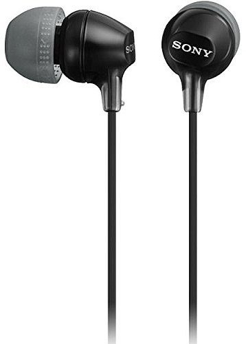 Product Cover Sony MDR-EX15LP-BLACK In-Ear Headphones with Tangle Free Cord and 3 Pairs of Silicone Ear Buds