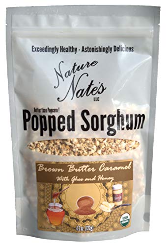 Product Cover Nature Nates, Sorghum Popped Brown Butter Caramel, 4.3 Ounce