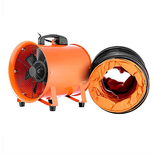 Product Cover SHZOND 12 Inch Utility Blower 2295 CFM Portable Ventilator High Velocity Utility Blower with 5M Duct Hose