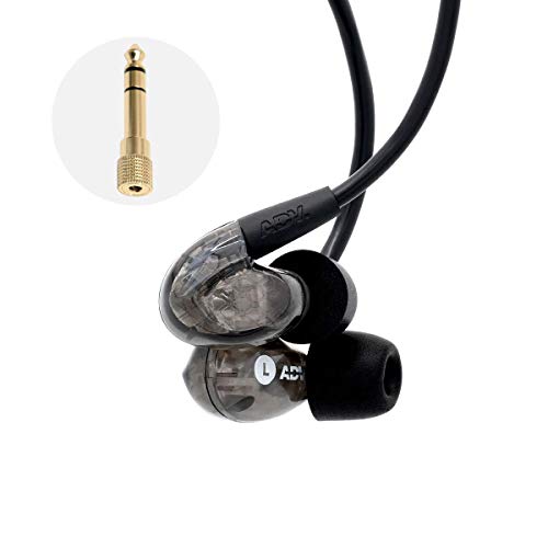Product Cover Advanced Model 2 [2019 Updated] Stage in-Ear Monitor Earphones Musician IEM Recording Performance Headphones Memory Wire Sweatproof Secure-Fit [Live Edition]