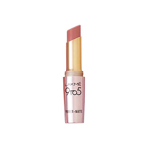 Product Cover Lakme 9 to 5 Primer and Matte Lip Color, Blushing Nude, 3.6g