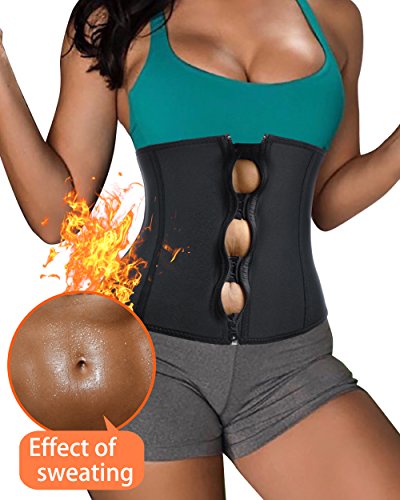 Product Cover BRABIC Women's Neoprene Zipper & Buckle Underbust Cincher Waist Trainer Corset Sport Workout Body Shaper Tummy Control