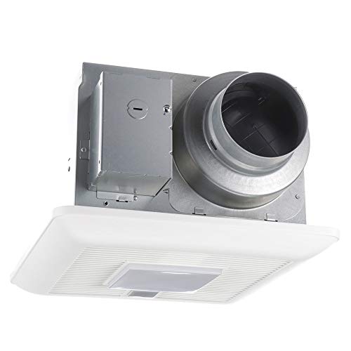 Product Cover Panasonic FV-0511VQCL1 WhisperSense Ventilation Fan/Light with Motion and Humidity Sensors, Pick-A-Flow Speed Selector, Extremely Quiet, Easy to Install, Energy Star Certified, White