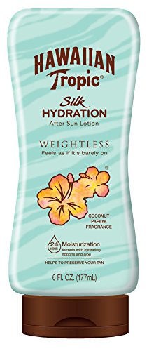 Product Cover Hawaiian Tropic Silk Hydration Weightless After Sun Gel Lotion With Hydrating Aloe And Gel Ribbons, 6 Ounce