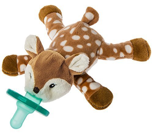 Product Cover Mary Meyer WubbaNub Infant Pacifier ~ Amber Fawn