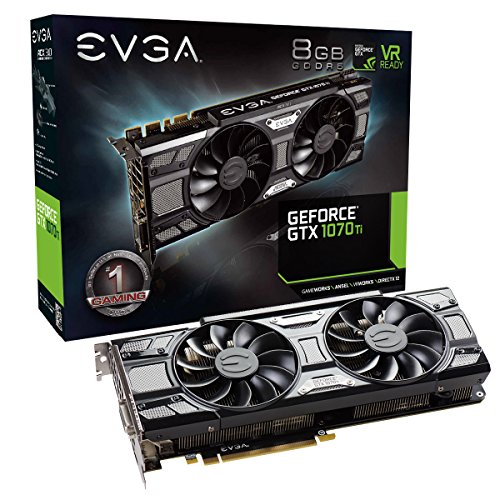 Product Cover EVGA GeForce 08G-P4-5671-KR, GTX 1070 Ti SC GAMING ACX 3.0 Black Edition, 8GB GDDR5, EVGA OCX Scanner OC, White LED, DX12OSD Support (PXOC) Graphics Card