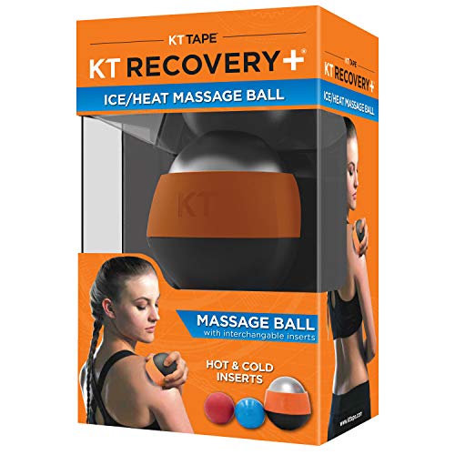 Product Cover KT TAPE Recovery+ Ice/Heat Massage Ball, Muscle Pain & Stress Relief, HSA/FSA Approved, Therapeutic Roller
