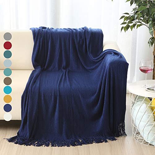 Product Cover ALPHA HOME Soft Throw Blanket Warm & Cozy for Couch Sofa Bed Beach Travel - 50