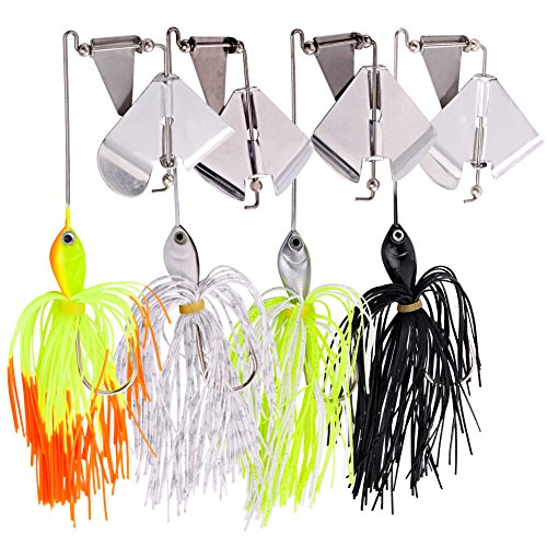 Product Cover Sougayilang Fishing Lures Buzzbait Spinnerbait Topwater Lure for Bass Pike Fishing