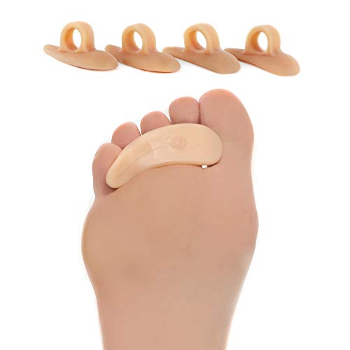 Product Cover ZenToes Hammer Toe Straightener and Corrector 4 Pack Crests Relieve Foot Pain, Pressure, Discomfort | Flexible Silicone Comfort | Align, Improve Stability | Stain, Odor Resistant