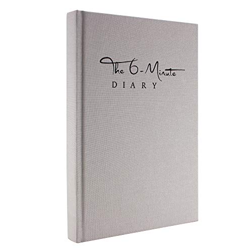 Product Cover The 6-Minute Diary (Grey) | 6 Minutes a Day for More Mindfulness, Happiness and Productivity | A Simple and Effective Gratitude Journal and Undated Guided Journal | The Perfect Gift